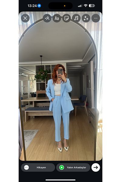 bonnline Carrot Pants Jacket Set