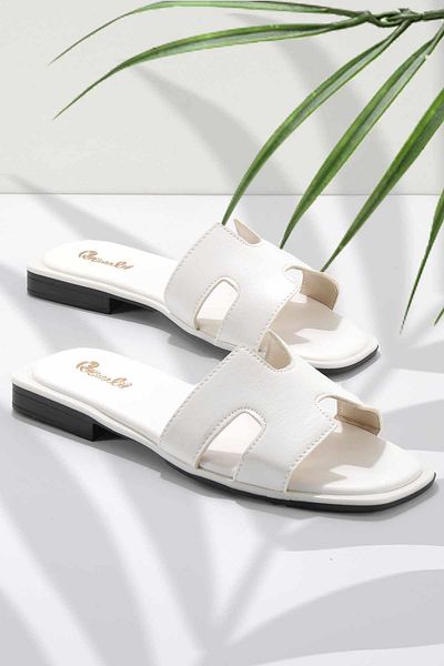 Bambi White Women's Slippers K04647010909
