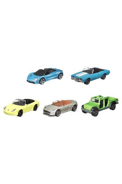 Matchbox SET OF 5 METAL CARS MBX BLUE HIGHWAYS II SCALE 1:64