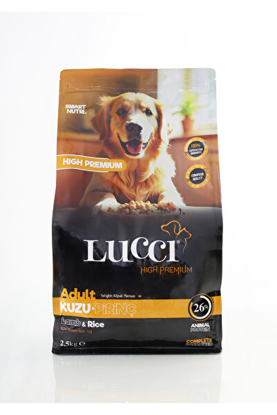 lucci Kuzu Etli Köpek Maması 2,5Kg - Yüksek Protein, Düşük Tahıl - %26 Protei...