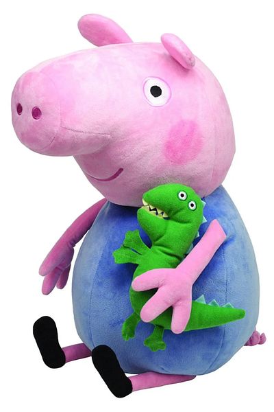 Ty Beanie PLUS TY 38CM BEANIE BUDDIES PEPPA PIG GEORGE