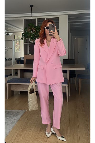 bonnline Carrot Pants Jacket Set