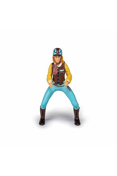 As PAPO BLUE RIDING FIGURINE