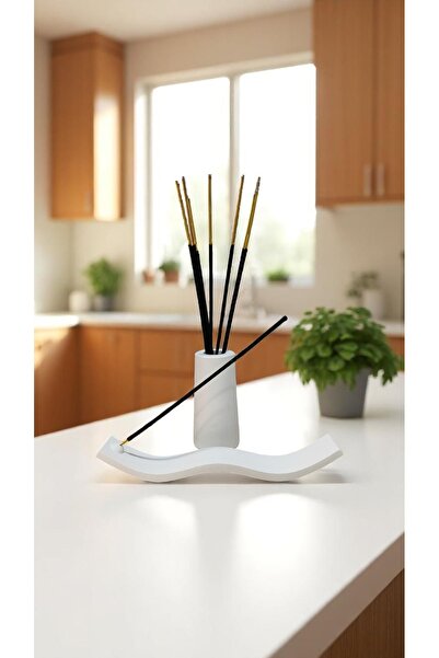 Minima Art Studio Dekoratif İkili Tütsülük Set Çubuk Tütsü Tutucu Set