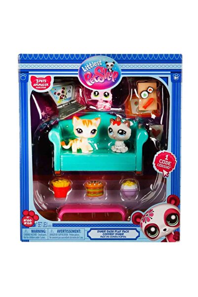 Sunman 6360 Sun-Littlest Pet Shop Miniatures Restaurant Play Set