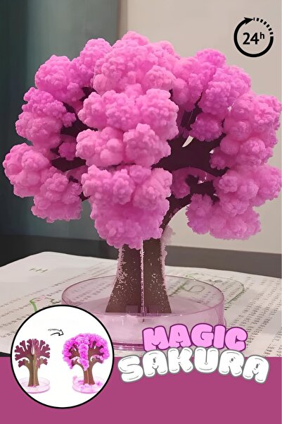 modacepte Magic sakura crystal luck cherry blossom decor 90x80mm decorative flower tree