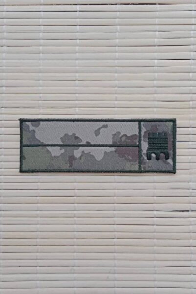 İZMİR ASKERİ MALZEME Kara Kuvvetleri Kamuflaj Renkli Kan Gruplu Nakisli Soyad...