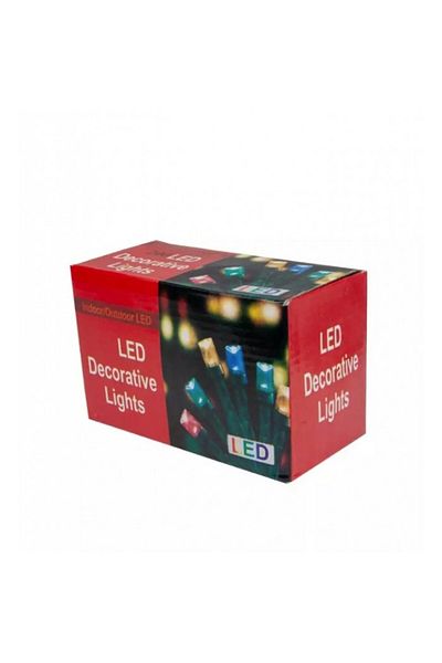dalimag Instalatie De Craciun, Lumini Alb, 100 LED, Fir Verde