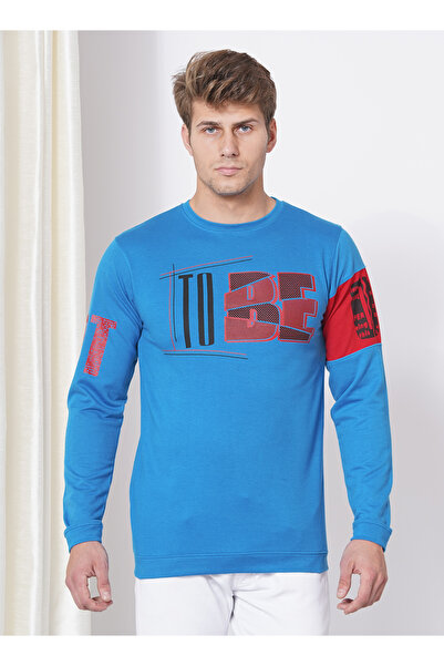 LAUREN SMITH Men’s Casual Round Neck Full Sleeve T-Shirt in Soft Cotton Blend