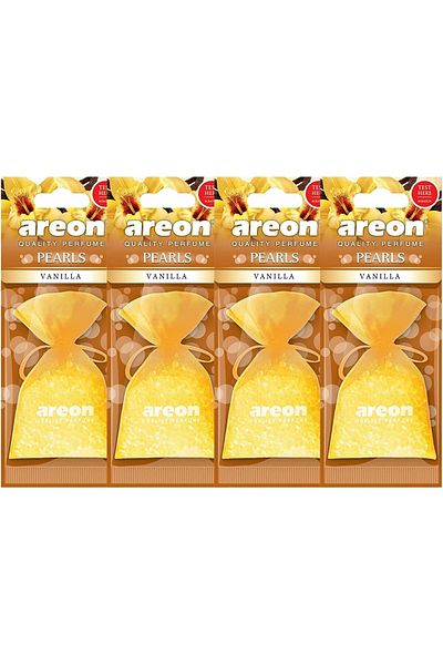 Areon Pack Of 4 Air Freshener Pearls Vanilla