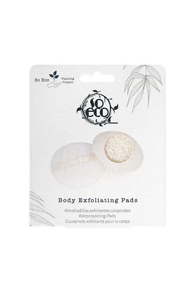 So Eco Set of 2 Exfoliating Body Pads, Ecological, So
