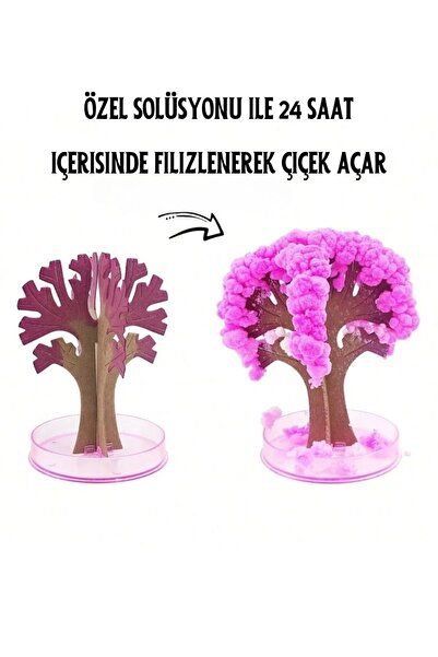 modacepte Magic sakura crystal luck cherry blossom decor 90x80mm decorative flower tree