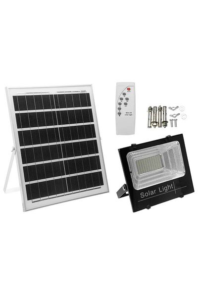 dalimag Kit solar, proiector led cu telecomanda si panou solar IP 66, 25w