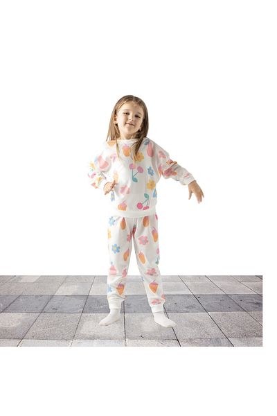 Fox Moda Fruit Printed Seasonal Sweathsirt Tracksuit Set