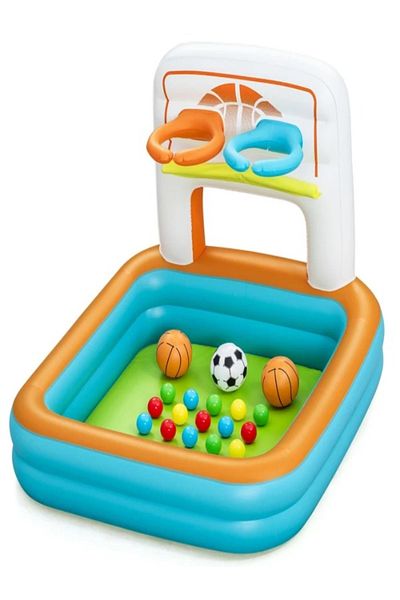 BESTWAY Children's play center, Bestway Kick'n Swish, 3 in 1, inflatable, PVC, 120 x 107 x 84 cm