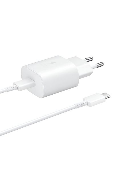 Samsung Original Samsung 25W Power Adapter EP-TA800EBE With USB-C To USB-C Cable, Super Fast Charging