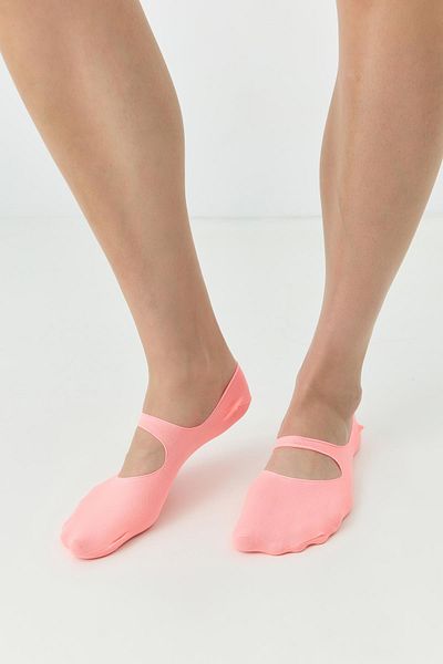 C&City Sosete Yoga Balerina Portocaliu Neon