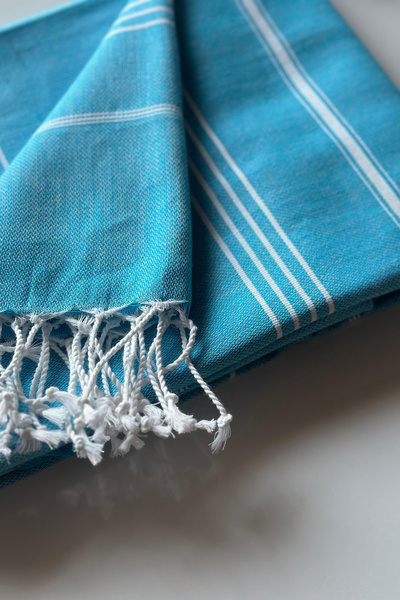 Stella Belli 100% Cotton Peshtemal |   Lightweight, Absorbent, Quick Dry |   Beach and Bath Towel |   Sultan |   Set of 2