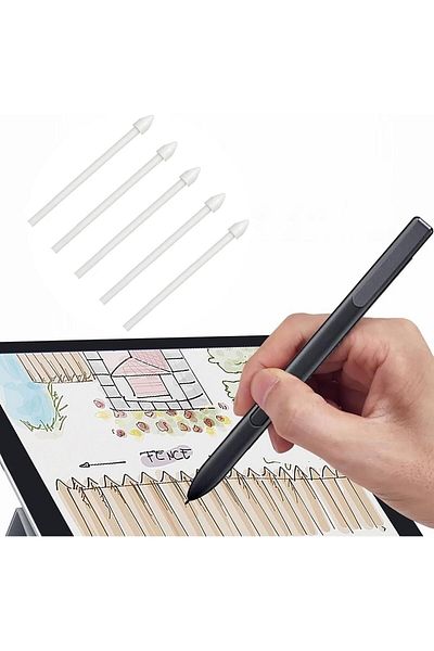 Sjalsfrande Samsung Tablet S Pen Replacement Tip Compatible with Tab S6/S7/S8/S9/S10 All Models (5 Pcs)