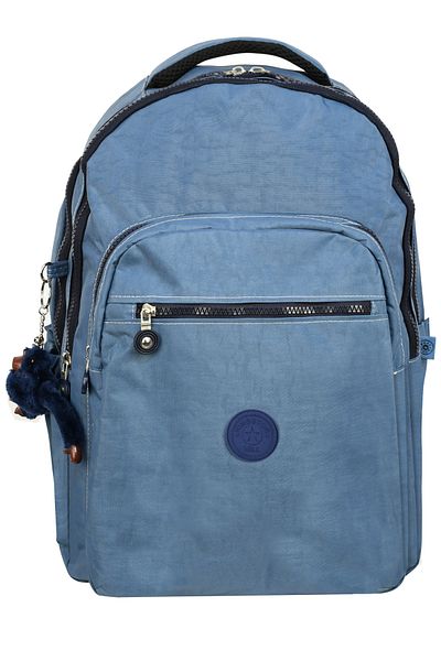 Kingston Hill Rucsac ușor din țesătură Crinkle - Potrivit pentru școală/utilizare zilnică, impermeabil, cu mai multe compartimente