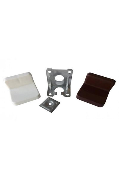 NEZADE STORE White Cabinet Hanger Element L Type