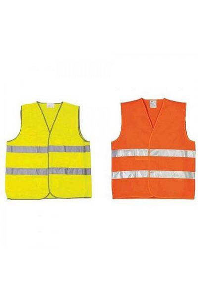 NEZADE STORE Orange Reflective Highlighter Warning Vest