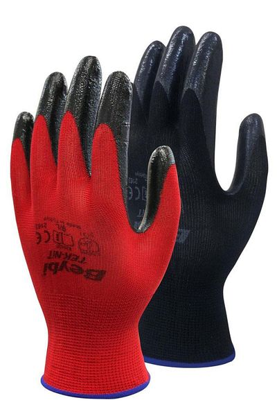 NEZADE STORE Beybi TEK-NIT No:9 Black Nitrile Gloves