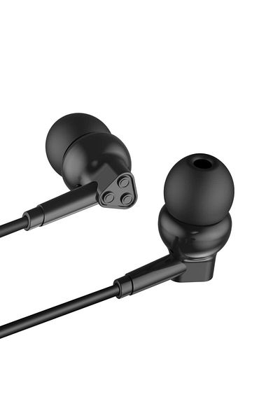 Xo Wired headphones with microphone, 3.5mm jack - XO EP33 - Black
