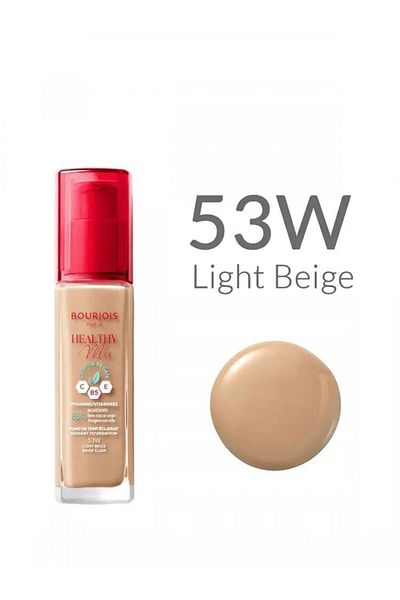 Bourjois Healthy Mix Light Beige Foundation W53 30ml