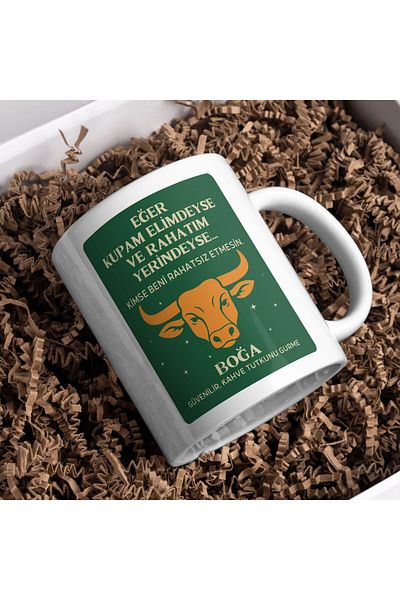 kuphane Taurus Coffee Mug – Astrology Themed Gift