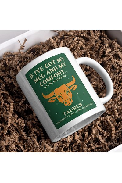 kuphane Taurus Coffee Mug – Astrology Themed Gift