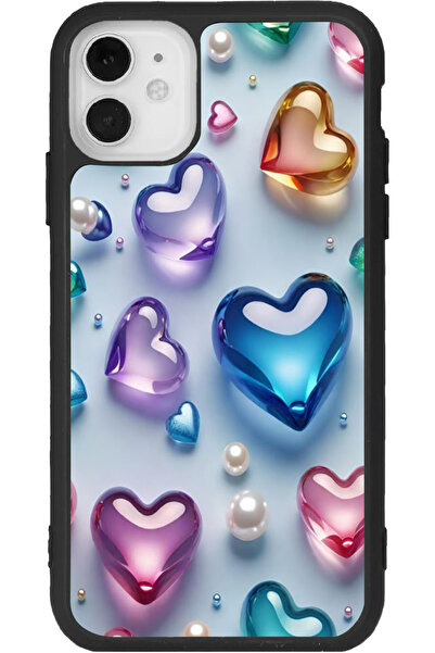 Aksel Kılıf متوافق مع هاتف آيفون 12 ميني، مطبوع، لون أسود مطفي، سيليكون ناعم،...