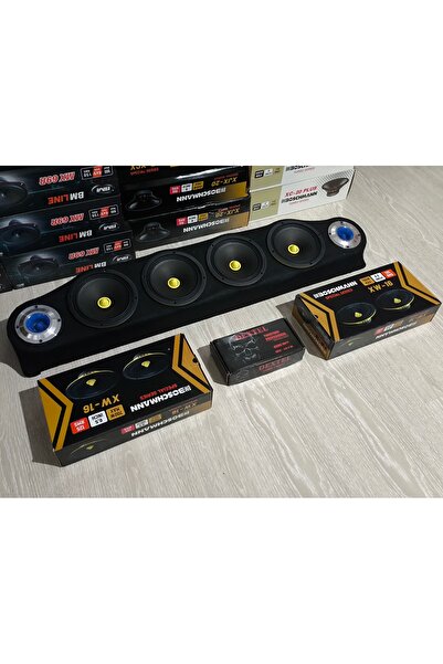 patili tasarım 4 adet (2takim) midrange hoparlör + domtiz+ pandizot