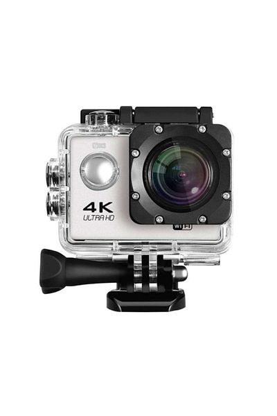 SIKS 4k Sports Camera, Waterproof, Photo/video, Lcd Screen, White