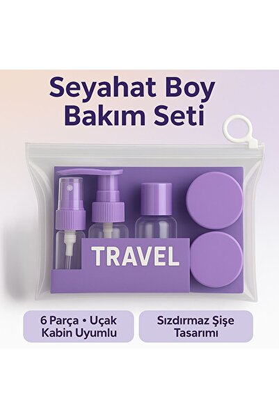 TARIK HOME Set de îngrijire și produse cosmetice de călătorie colorate din 5 ...