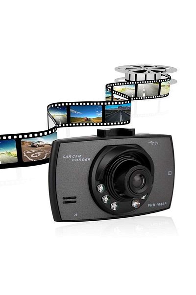 SIKS ® Car DVR Camera, Night Vision, 170 Degree Wide Lens, SOS Motion Sensor, FHD 1080P