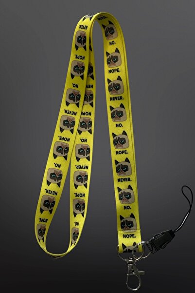 StormiStoretr Nope Never No Neck Rope Card de identitate