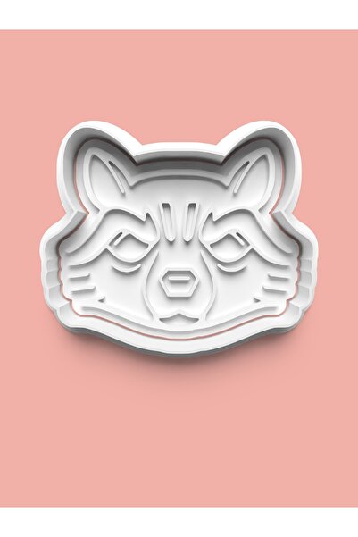 AKTASTORE قالب كوكيز على شكل روكيت راكون وقوالب عجينة السكر