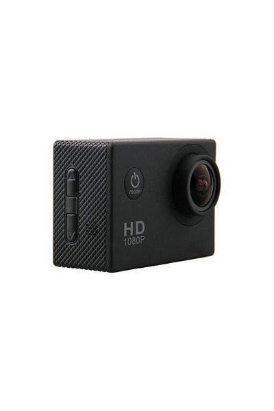 SIKS ® Waterproof Sports Camera, HD 1080P, 2 inch, Autonomy 90 min, Black