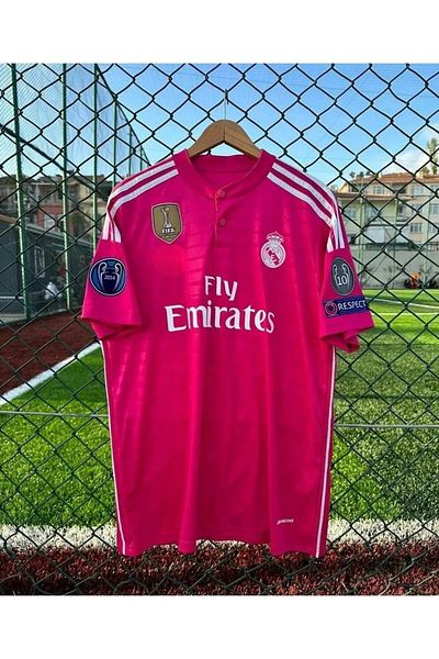 Lion Spor R'Eal m'Adrid 2014 Season Cristiano Ronaldo Away Jersey(Pink)