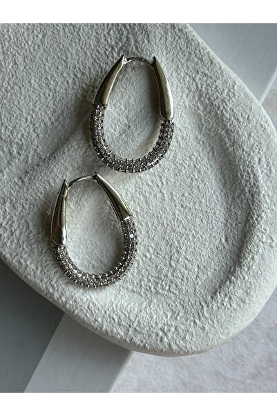 Rossetto Atelier Silver Ovoid Earrings