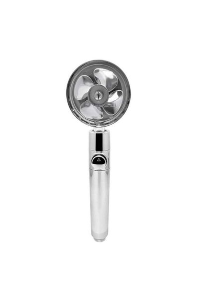 SIKS Cap de duș, Elice SILVER, Jet Turbo Vortex, Filtru de apă, Cap rotativ la 360°