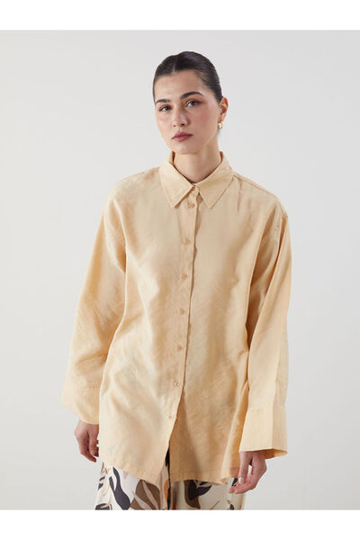 LC Waikiki Tunica de damă din amestec modal galben