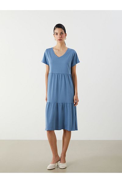 LC Waikiki Rochie de damă cu decolteu în V sezon nou - S5GQ63Z8
