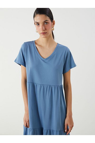 LC Waikiki Rochie de damă cu decolteu în V sezon nou - S5GQ63Z8