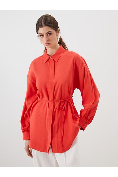 LC Waikiki New Season Linen Blend Women's Shirt Tunic - S5Qu80Z8