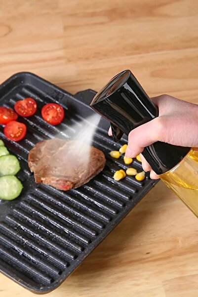 TARIK HOME Yağ Spreyi Şişesi – Airfryer Uyumlu Zeytinyağı ve Limonluk Püskürt...