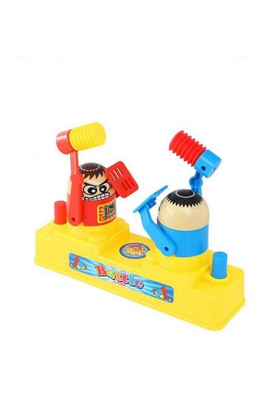 Generic Kids Double Doll Spring Battle Game 36x24.5x10cm
