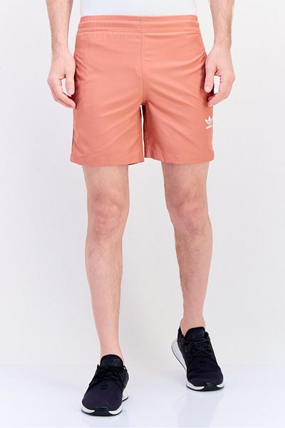 adidas Men Sportswear Fit Drawstring Training Shorts, Rust Brown