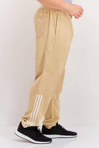 adidas Men Sportswear Fit Outdoor Sweatpants, Tan